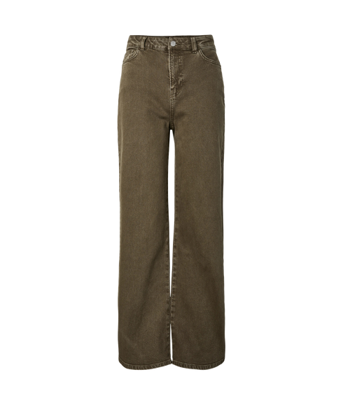 Selma Wide ColoredJeans - Green