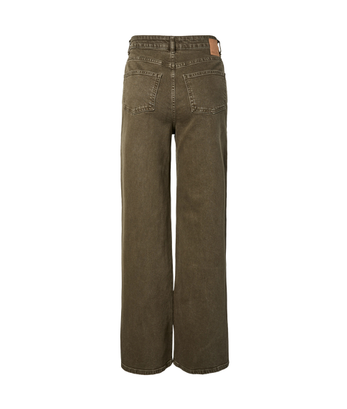 Selma Wide ColoredJeans - Green