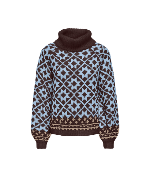 Caro LS Rollneck - Brown