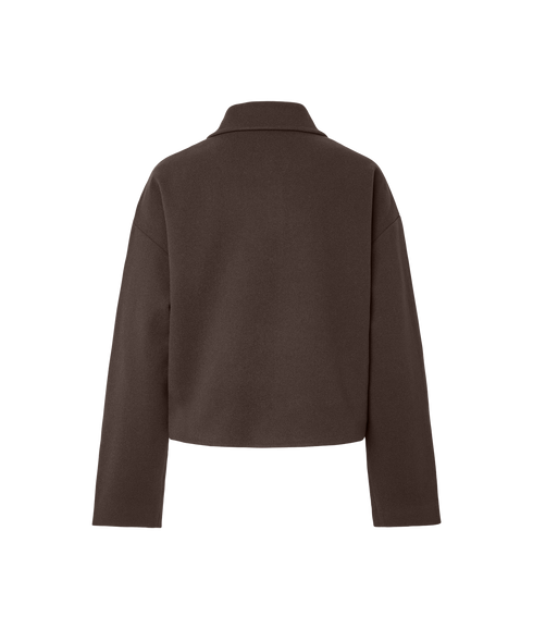 Aya Short Coat - Brown
