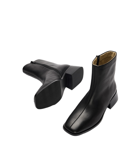 Vega Leather Boot - Black