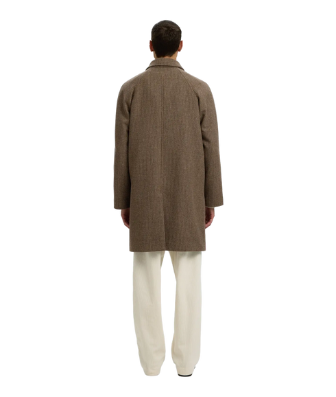 Ronnie Wool Blend Car Coat - Brown