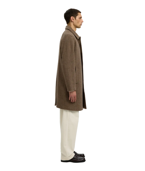 Ronnie Wool Blend Car Coat - Brown