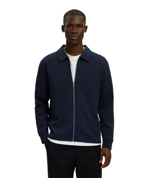 Tom Soft Full Zip Sweat- Blue