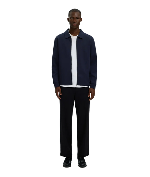 Tom Soft Full Zip Sweat- Blue