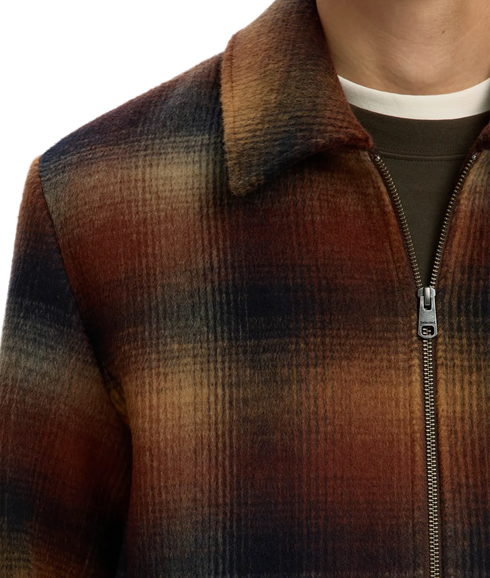 Laughlin Wool Blend Jkt - Brown