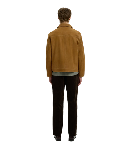 Carson Suede Jacket - Brown