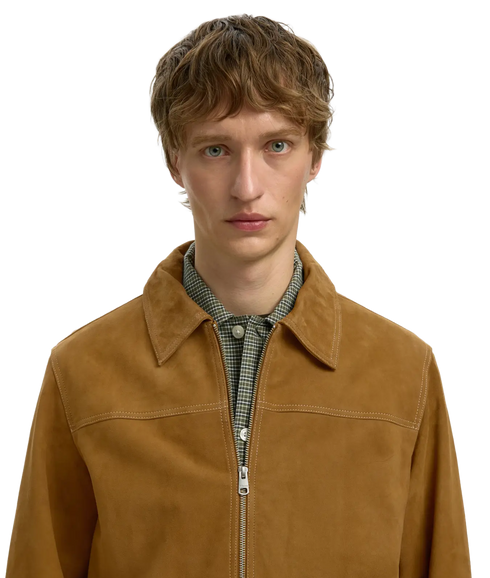 Carson Suede Jacket - Brown