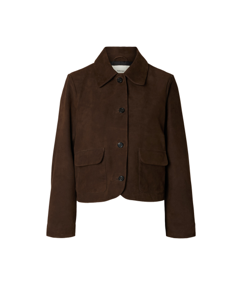 Kaya Suede Jacket - Brown