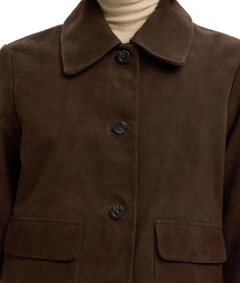 Kaya Suede Jacket - Brown