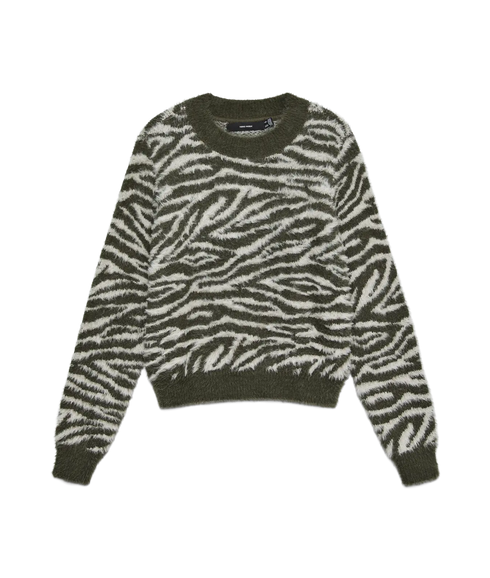 Jungle LS O-Neck Pullover - Green