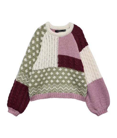 Kristin LS O-Neck Pullover - Grey