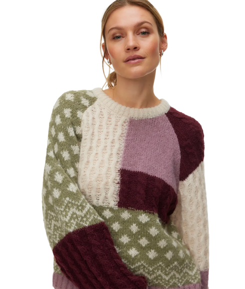 Kristin LS O-Neck Pullover - Grey