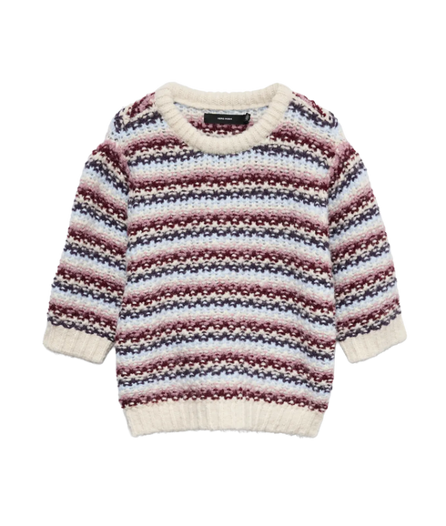 Cella 2/4 O-Neck Pullover - Blue