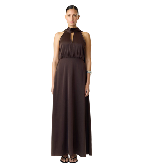 Thea Maxi Dress - Brown