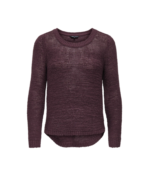 Geena LS Pullover Knit - Brown