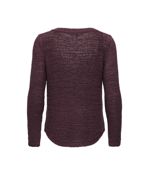 Geena LS Pullover Knit - Brown