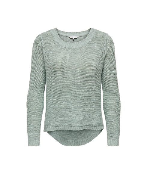 Geena Xo LS Pullover Knt- Green