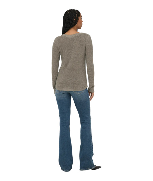 Geena LS Pullover Knit - Grey