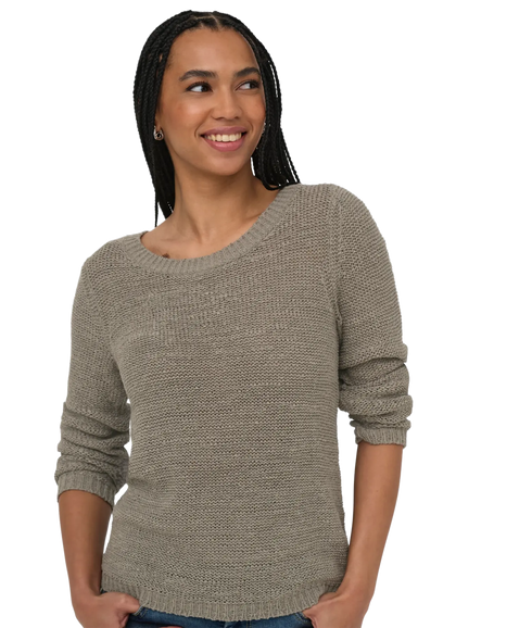 Geena LS Pullover Knit - Grey