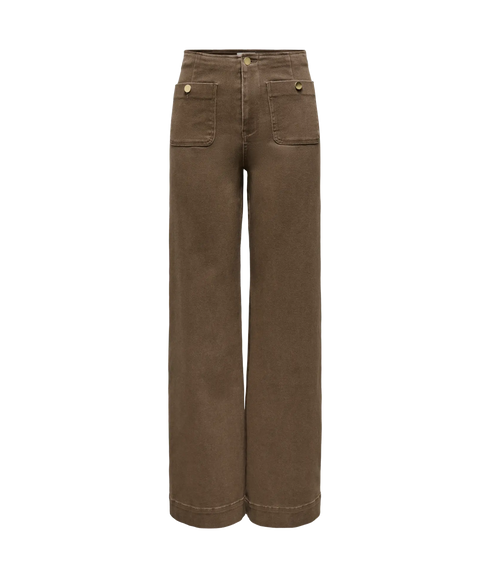 Madeline Wide Pocket Color - Brown