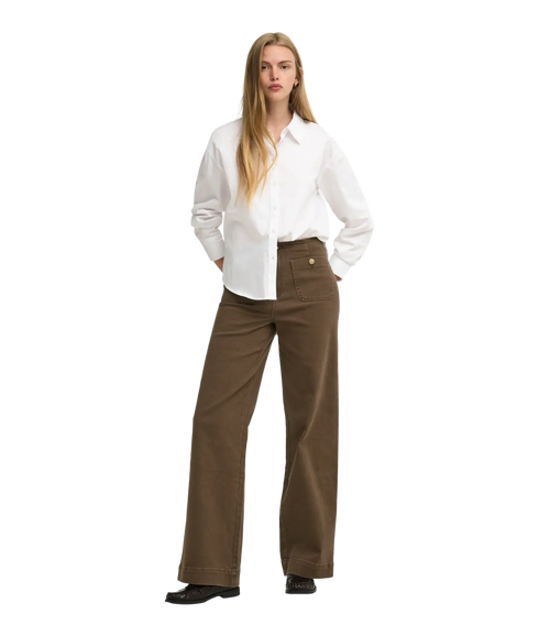 Madeline Wide Pocket Color - Brown