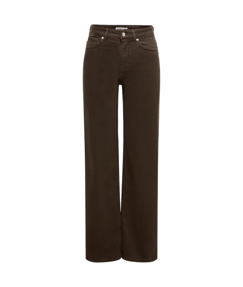 Madison Blush Wide Color Denim - Brown