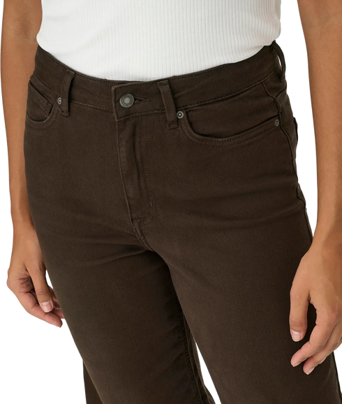 Madison Blush Wide Color Denim - Brown
