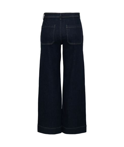 Madison Chino Wide Denim - Blue