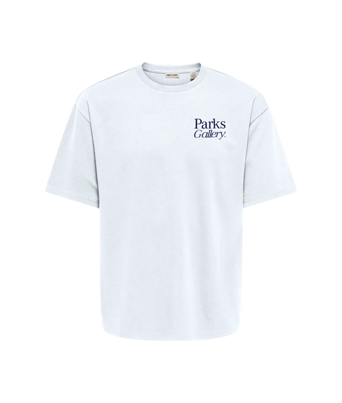 Parks Gallery Air Boxy SS Tee - White