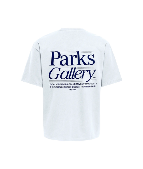 Parks Gallery Air Boxy SS Tee - White