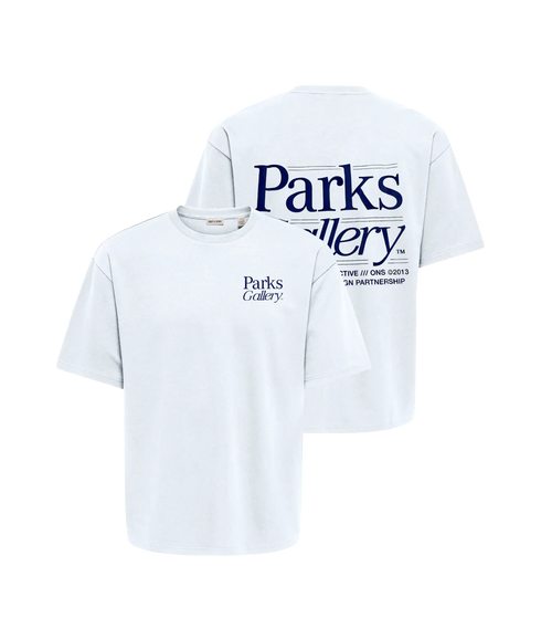 Parks Gallery Air Boxy SS Tee - White