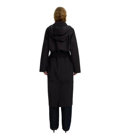 New Aline Tech Trenchcoat - Black