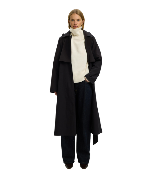 New Aline Tech Trenchcoat - Black