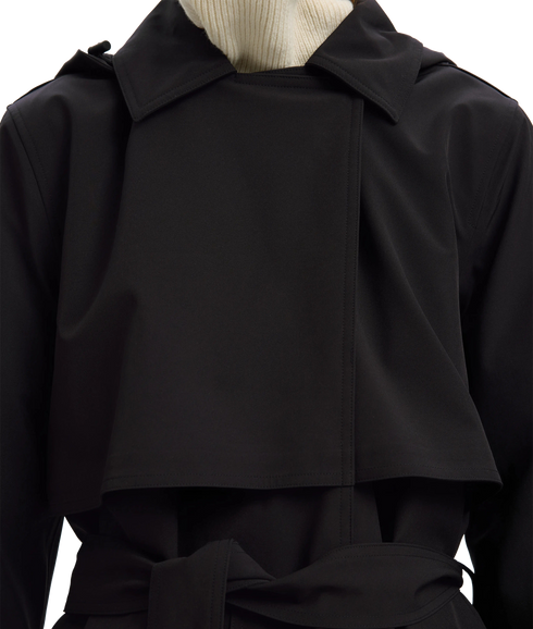 New Aline Tech Trenchcoat - Black