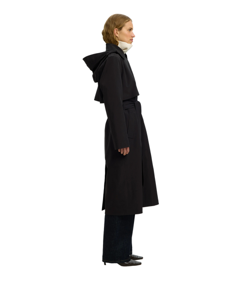 New Aline Tech Trenchcoat - Black