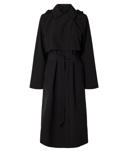 New Aline Tech Trenchcoat - Black