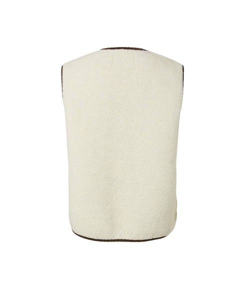 Anastacia Teddy Vest - Grey