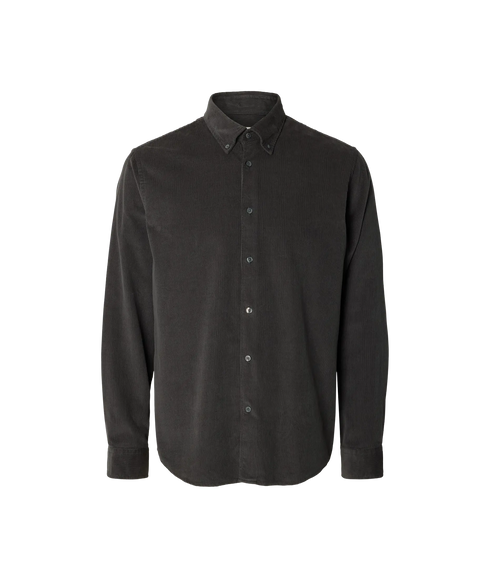 Regcole Danni Cord Bd LS Shirt - Grey
