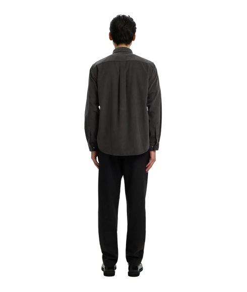 Regcole Danni Cord Bd LS Shirt - Grey