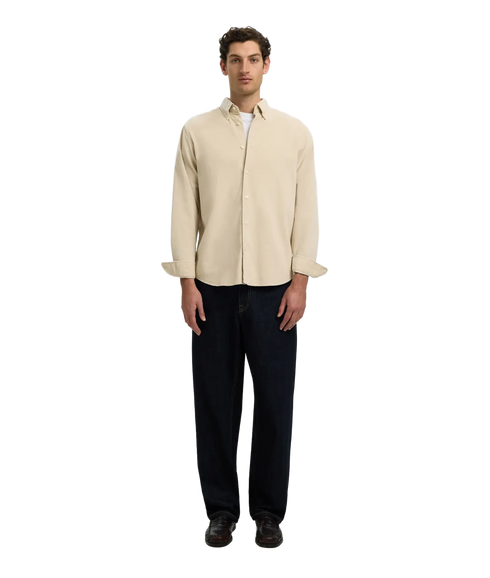 Regcole Danni Cord Bd LS Shirt - Grey