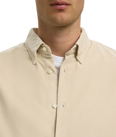 Regcole Danni Cord Bd LS Shirt - Grey