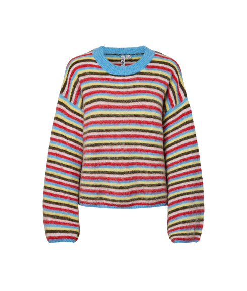 Ada LS O-Neck Knit - Blue