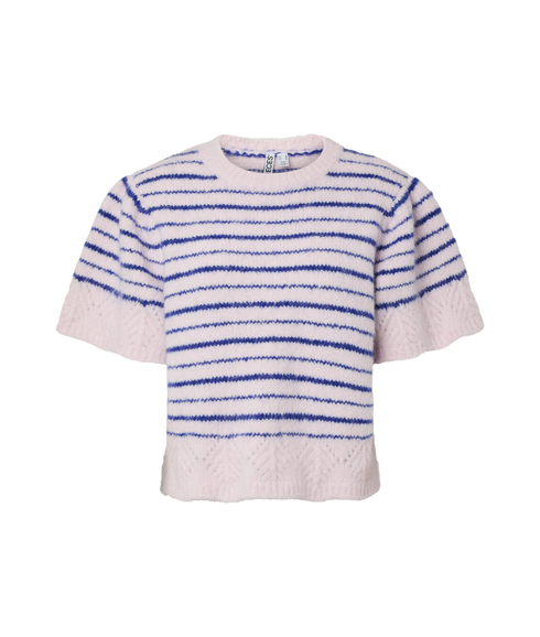Asira SS O-Neck Knit - Purple