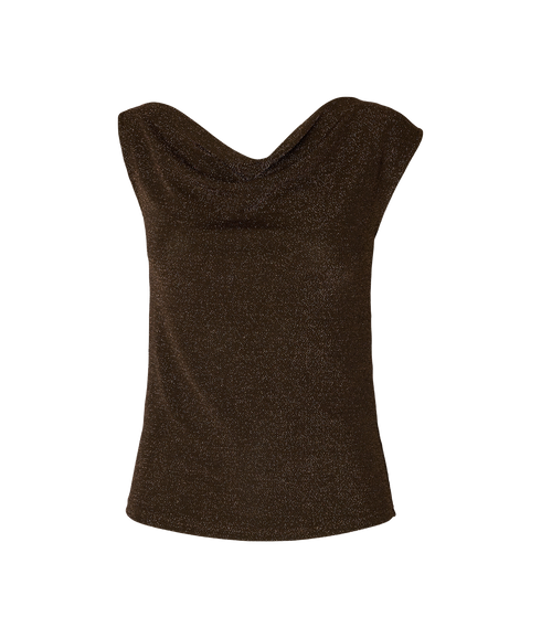 Nori Fitted Asymmetric Top - Brown