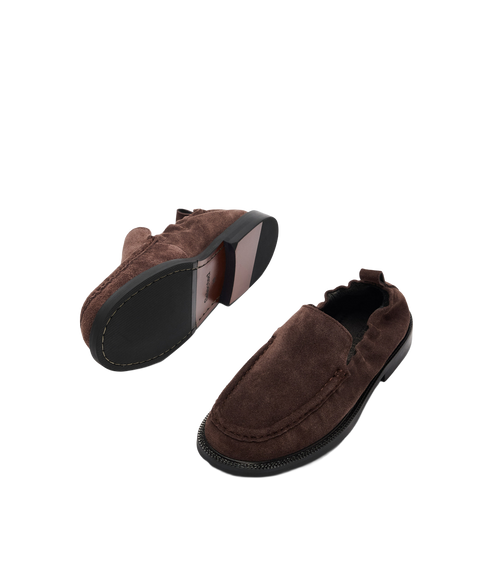 Eden Suede Loafer - Brown