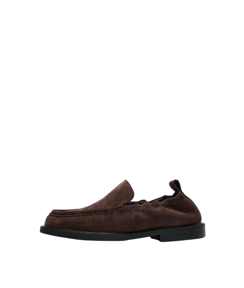 Eden Suede Loafer - Brown