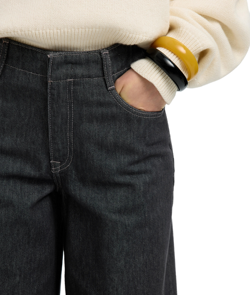 Extra Wide Baria-Bora Jeans - Grey