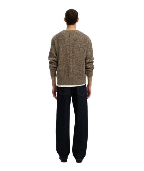 Tilum LS Knit Crew Neck - Brown