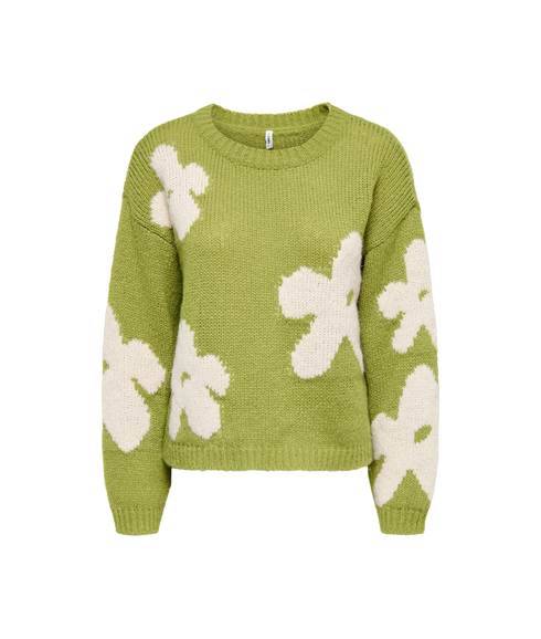Bootle LS Flower O-Neck - Yellow